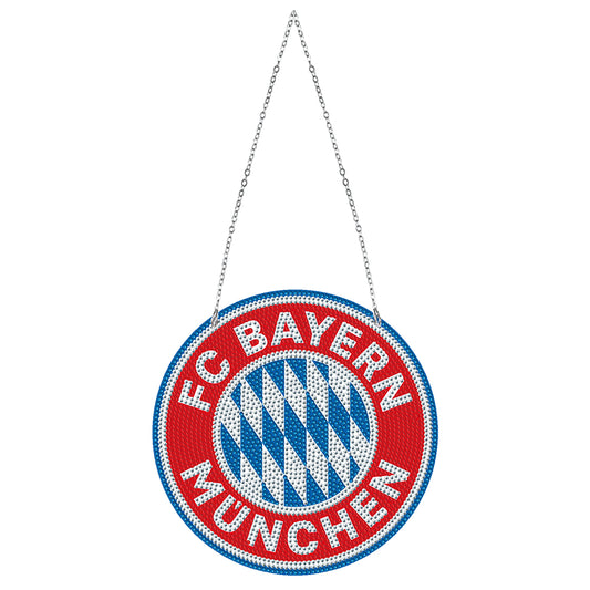 Badge Label Diamond Painting Hanging Pendant Suncatcher (FC Bayern Munchen)