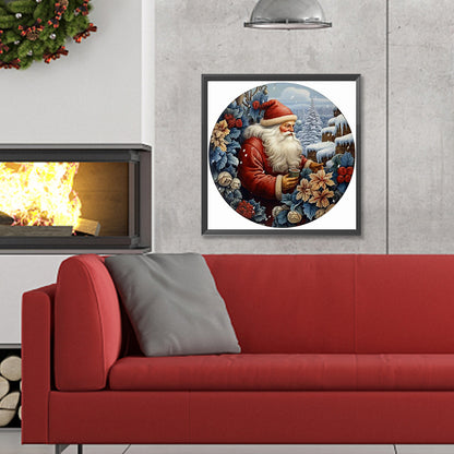 Santa Claus - Full Round Drill Diamond Painting 30*30CM