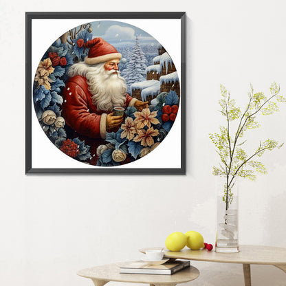 Santa Claus - Full Round Drill Diamond Painting 30*30CM