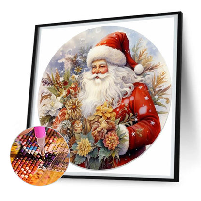 Santa Claus - Full Round Drill Diamond Painting 30*30CM