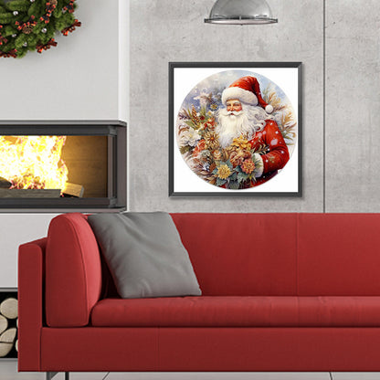 Santa Claus - Full Round Drill Diamond Painting 30*30CM