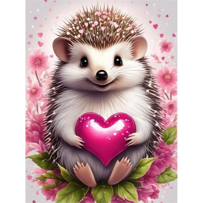 Hedgehog - Full Round Drill Diamond Painting 30*40CM