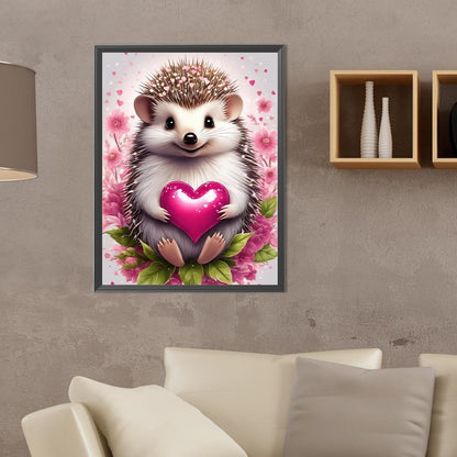 Hedgehog - Full Round Drill Diamond Painting 30*40CM