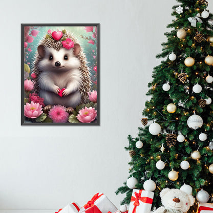 Hedgehog - Full Round Drill Diamond Painting 30*40CM