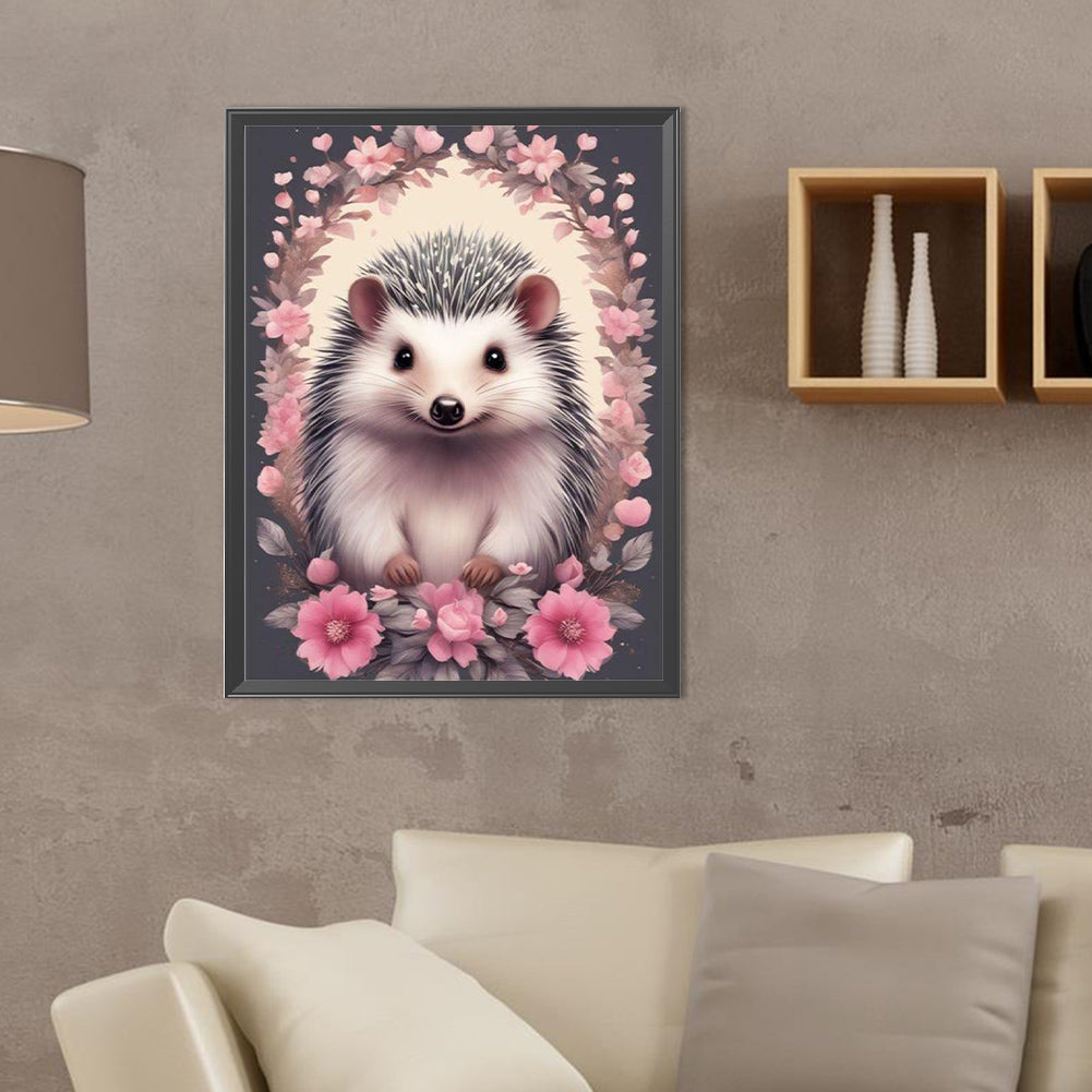 Hedgehog - Full Round Drill Diamond Painting 30*40CM