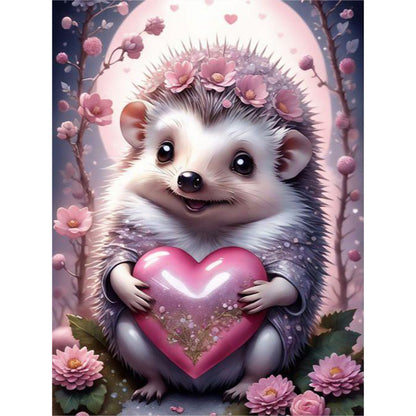 Hedgehog - Full Round Drill Diamond Painting 30*40CM