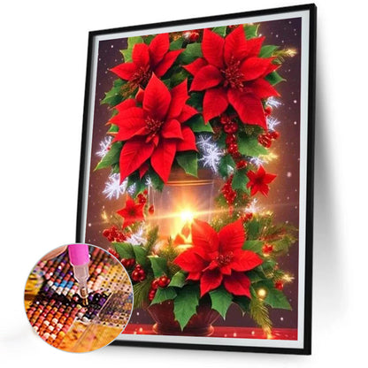 Christmas Atmosphere - Full Round Drill Diamond Painting 30*40CM