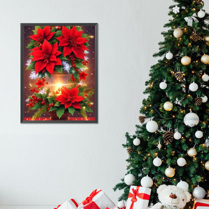 Christmas Atmosphere - Full Round Drill Diamond Painting 30*40CM