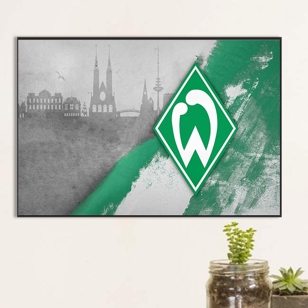 Werder Bremen Sports Club - Full Round Drill Diamond Painting 60*40CM