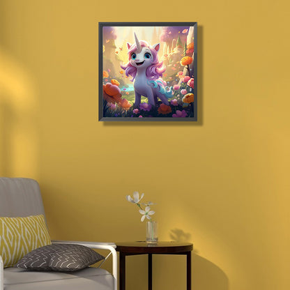 Unicorn - Full Round Drill Diamond Painting 50*50CM