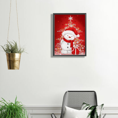 Snowman - Special Shaped Drill Diamond Painting 30*40CM