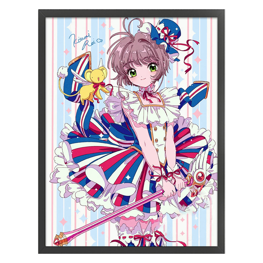 Cardcaptor Sakura - 11CT Stamped Cross Stitch 50*65CM(Joy Sunday)