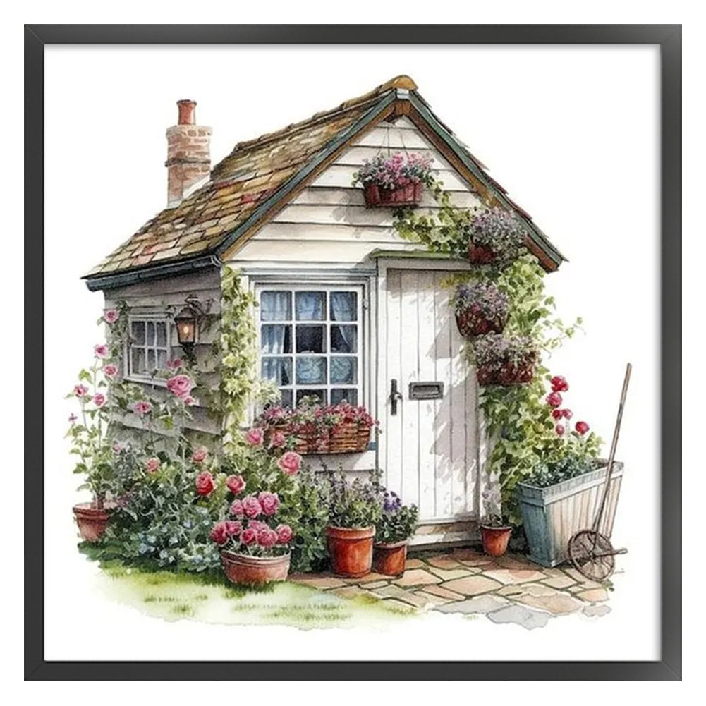 Country Cabin - 11CT Stamped Cross Stitch 60*60CM(Joy Sunday)