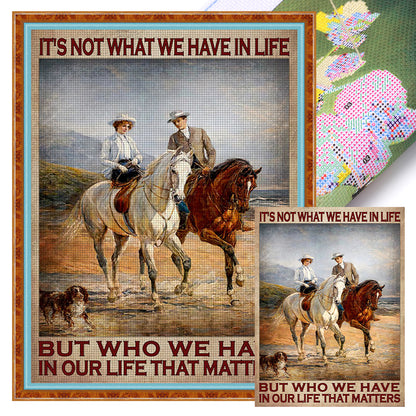 Cowboy - 11CT Stamped Cross Stitch 40*55CM(Joy Sunday)