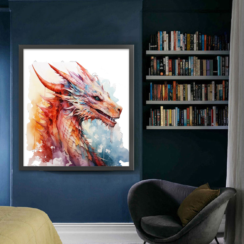 Dragon - 11CT Stamped Cross Stitch 55*60CM(Joy Sunday)