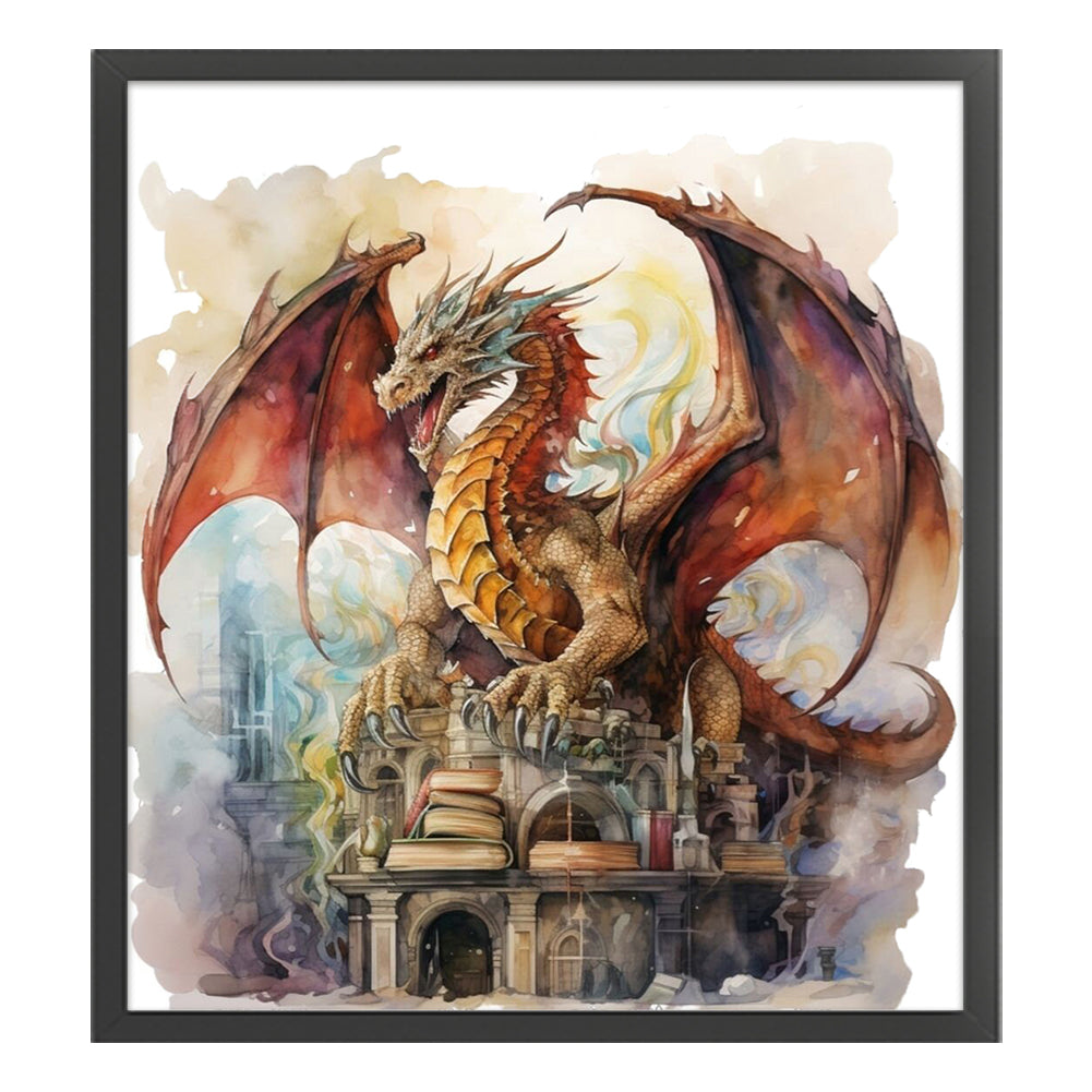 Dragon - 11CT Stamped Cross Stitch 55*60CM(Joy Sunday)