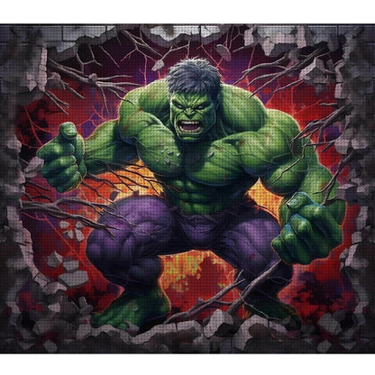 Hulk - 11CT Stamped Cross Stitch 50*45CM(Joy Sunday)