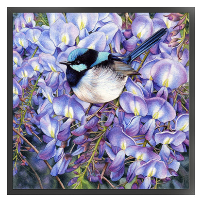 Sparrow - 11CT Stamped Cross Stitch 50*50CM(Joy Sunday)