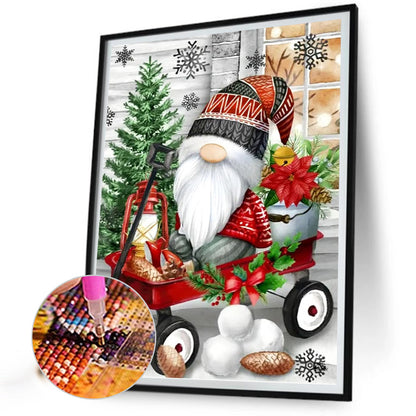 Christmas Gnome - Full Square Drill Diamond Painting 30*40CM