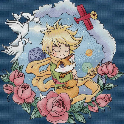 Little Prince - 14CT Stamped Cross Stitch 29*28CM(Joy Sunday)