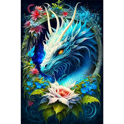 Dragon Of The Pool - Full Round Drill Diamond Painting 40*60CM