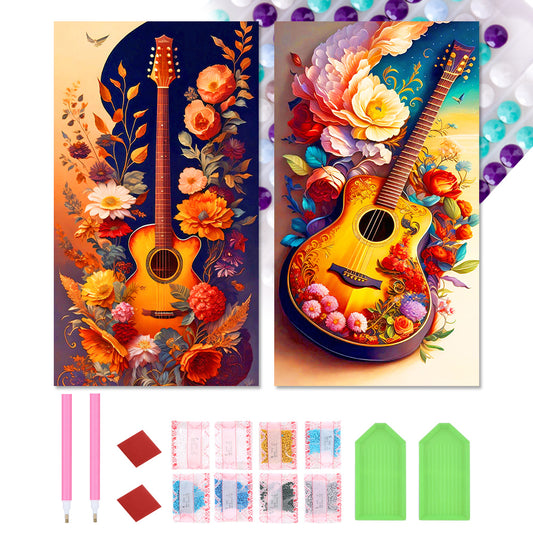 Musical Instrument - Full Round Drill Diamond Painting 40*70CM