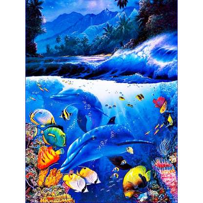 The Underwater World - Full Round Drill Diamond Painting 30*40CM