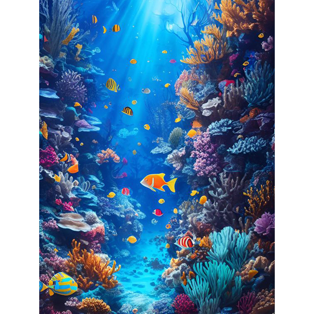 The Underwater World - Full Round Drill Diamond Painting 30*40CM