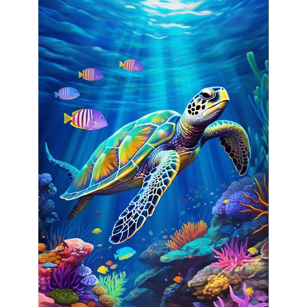 The Underwater World - Full Round Drill Diamond Painting 30*40CM