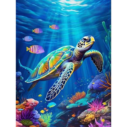 The Underwater World - Full Round Drill Diamond Painting 30*40CM