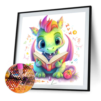 Colorful Little Dinosaur - Full AB Round Drill Diamond Painting 40*40CM