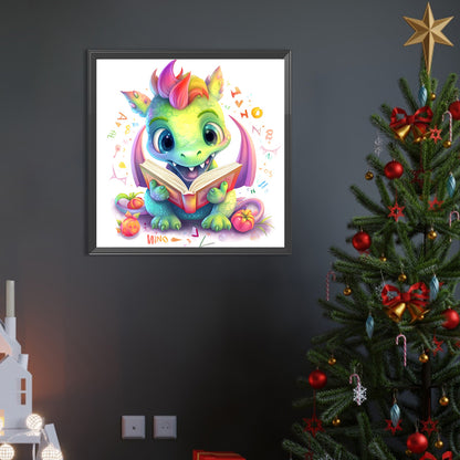 Colorful Little Dinosaur - Full AB Round Drill Diamond Painting 40*40CM