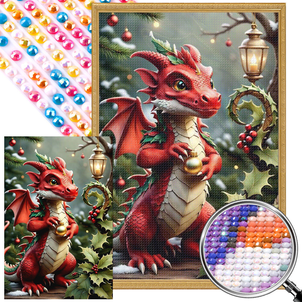 Little Dinosaur - Full AB Round Drill Diamond Painting 40*60CM