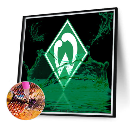 Werder Bremen Sports Club Logo - Full Round Drill Diamond Painting 40*40CM