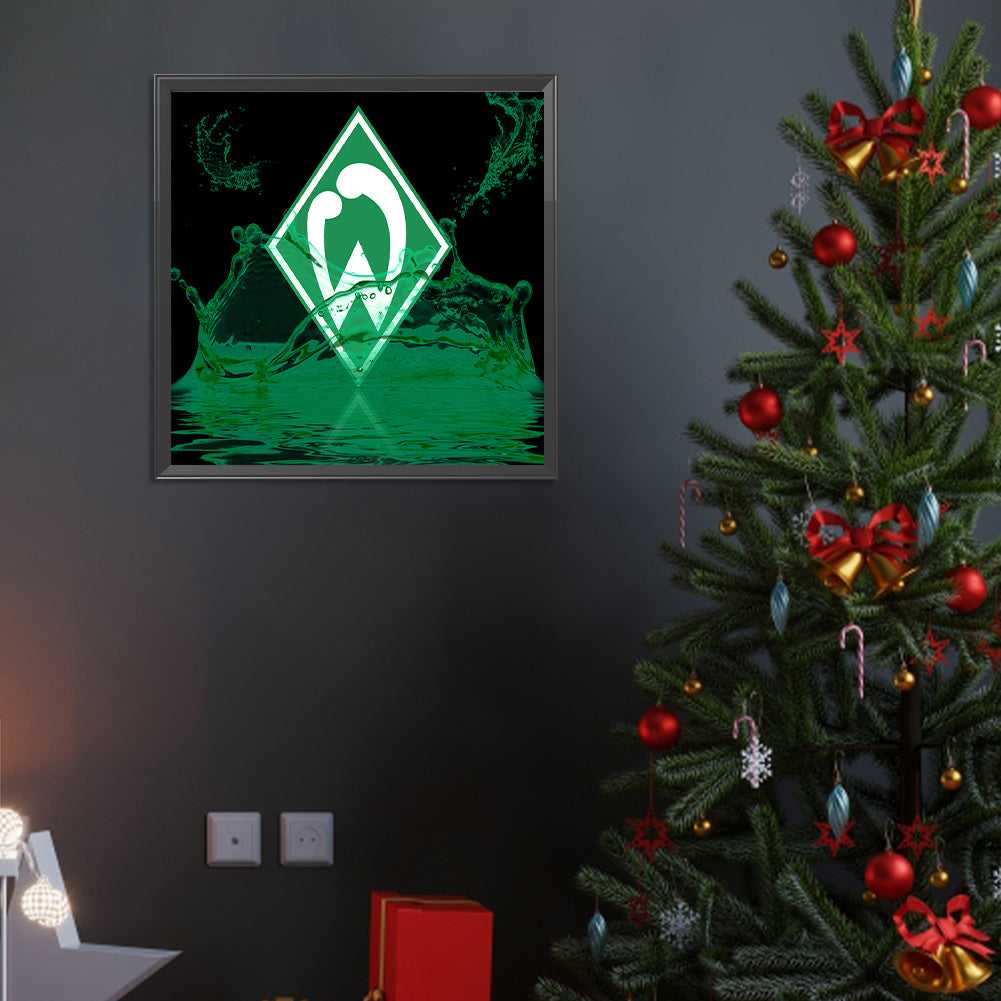Werder Bremen Sports Club Logo - Full Round Drill Diamond Painting 40*40CM