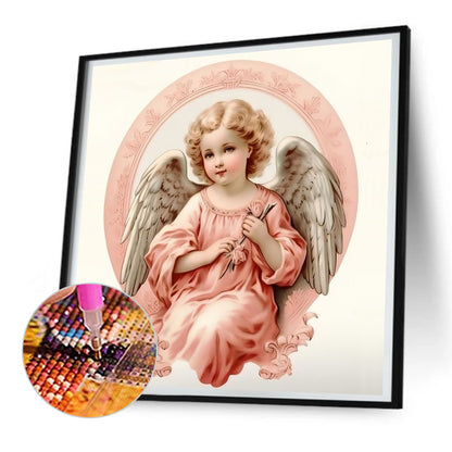 Little Angel - Full Round Drill Diamond Painting 30*30CM