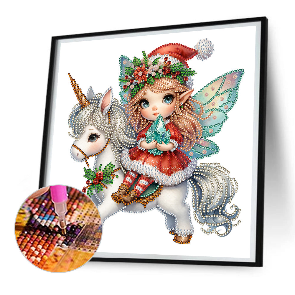 Elf Angel - Special Shaped Drill Diamond Painting 30*30CM