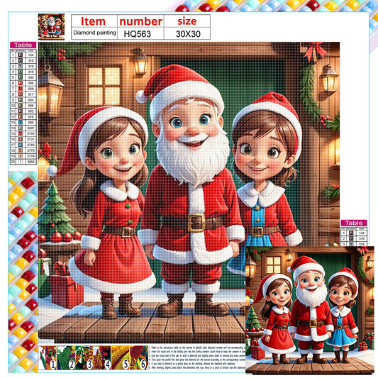 Christmas Photo - Full Square Drill Diamond Painting 30*30CM