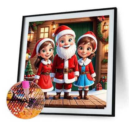 Christmas Photo - Full Square Drill Diamond Painting 30*30CM