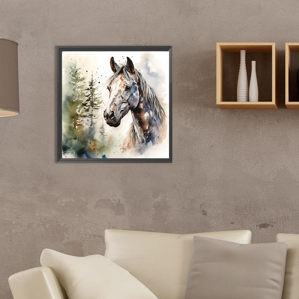 Horse - Full Round Drill Diamond Painting 35*35CM