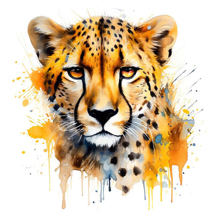 Leopard - Full Round Drill Diamond Painting 35*35CM