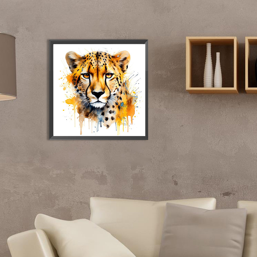 Leopard - Full Round Drill Diamond Painting 35*35CM