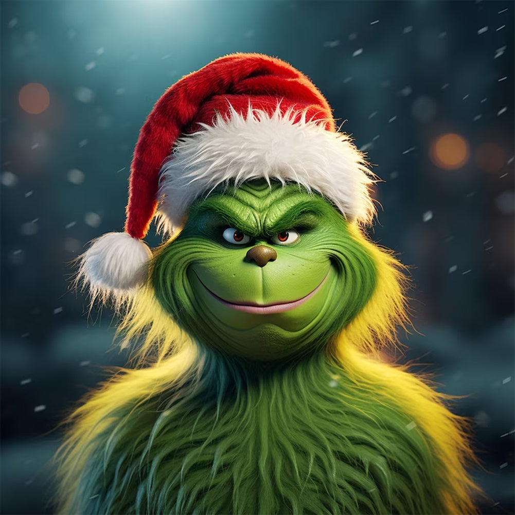 Grinch Christmas - Full Round Drill Diamond Painting 35*35CM