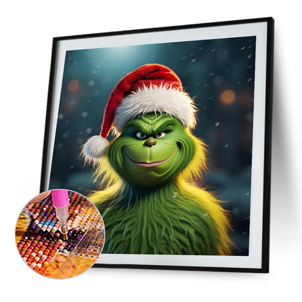 Grinch Christmas - Full Round Drill Diamond Painting 35*35CM