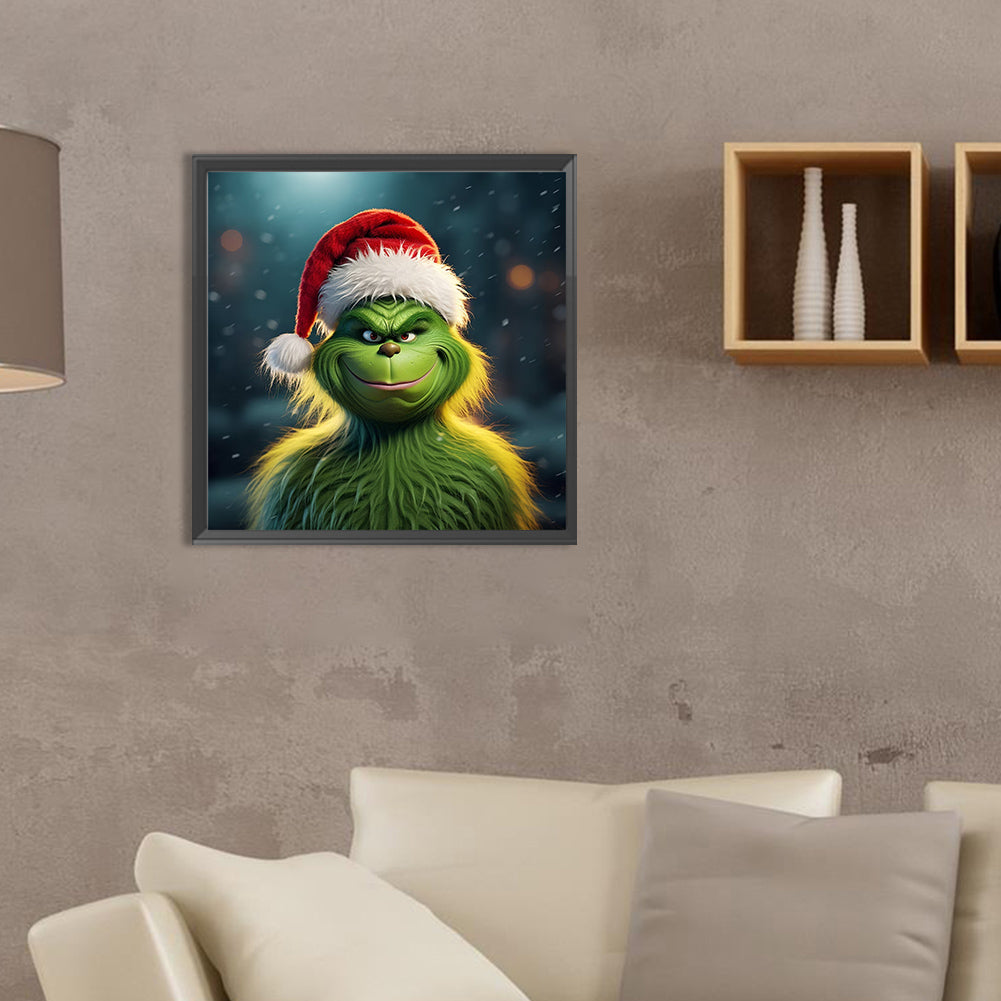 Grinch Christmas - Full Round Drill Diamond Painting 35*35CM