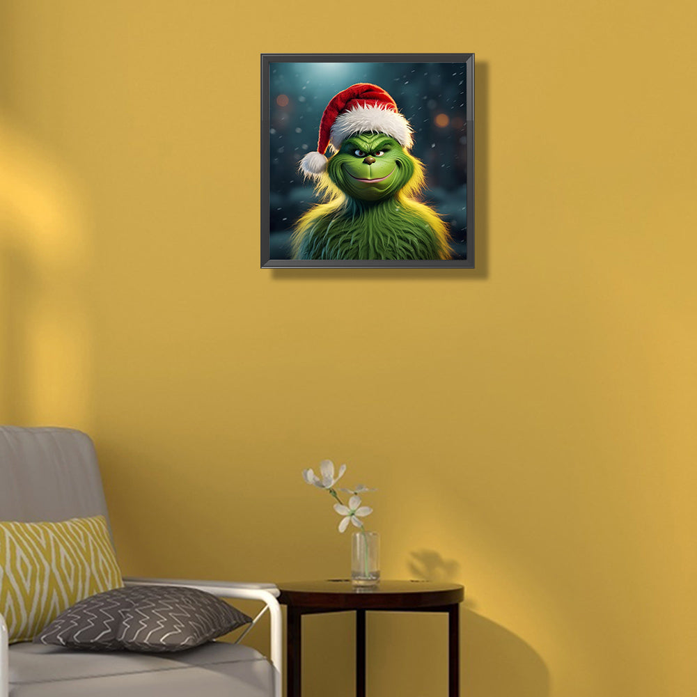 Grinch Christmas - Full Round Drill Diamond Painting 35*35CM