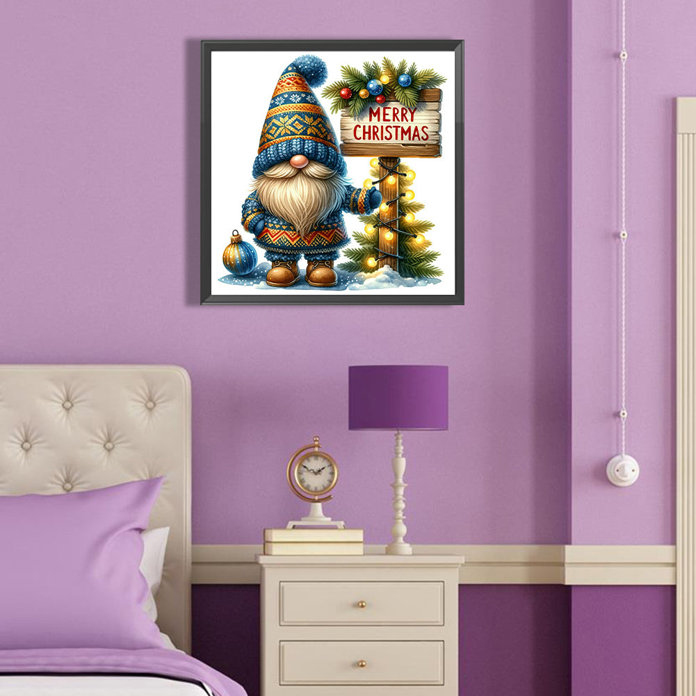 Decorative Gnome - Full Round Drill Diamond Painting 40*40CM