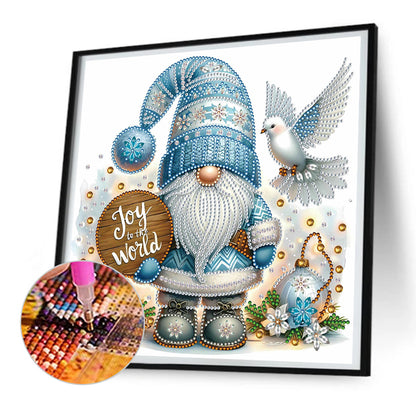 Christmas Gnome - Special Shaped Drill Diamond Painting 30*30CM