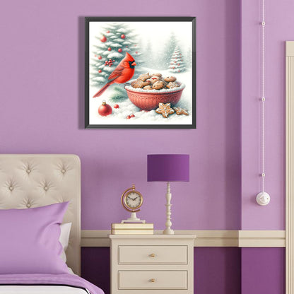 Cardinals On Cookies - Full Round Drill Diamond Painting 40*40CM