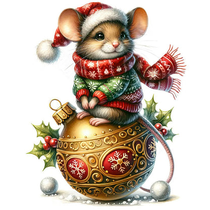 Little Mouse - Full Round Drill Diamond Painting 40*40CM